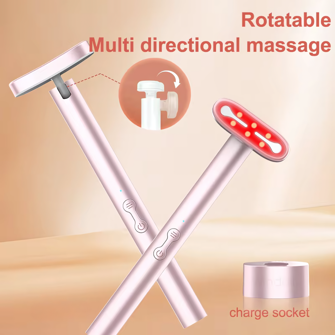 Red Light Therapy 7 in 1 LED Skincare Wand